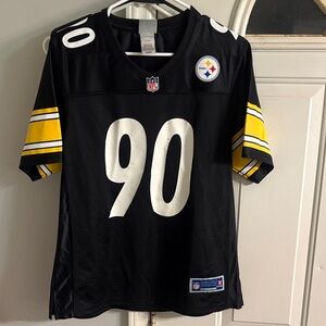 NFL Womens Black Jersey with White Accents